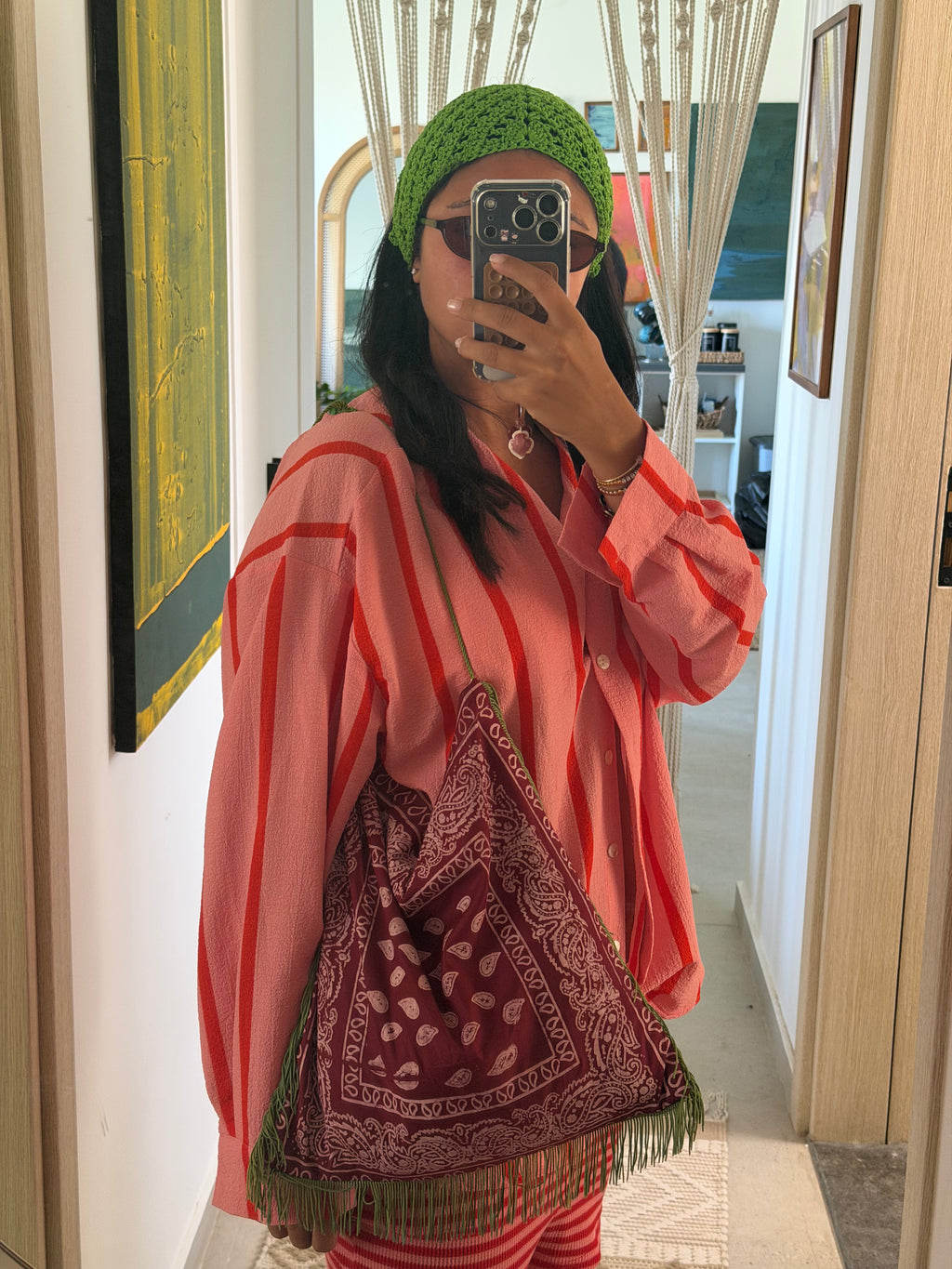 The Duster - Two Toned Yellow nd' Pink